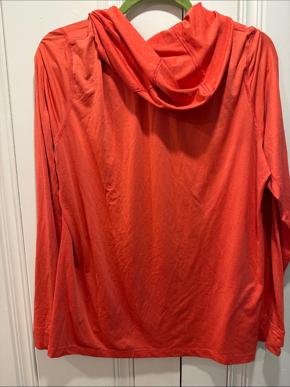 The North Face Women's Hooded Sun Tee - Bright Coral - Picture 4 of 4